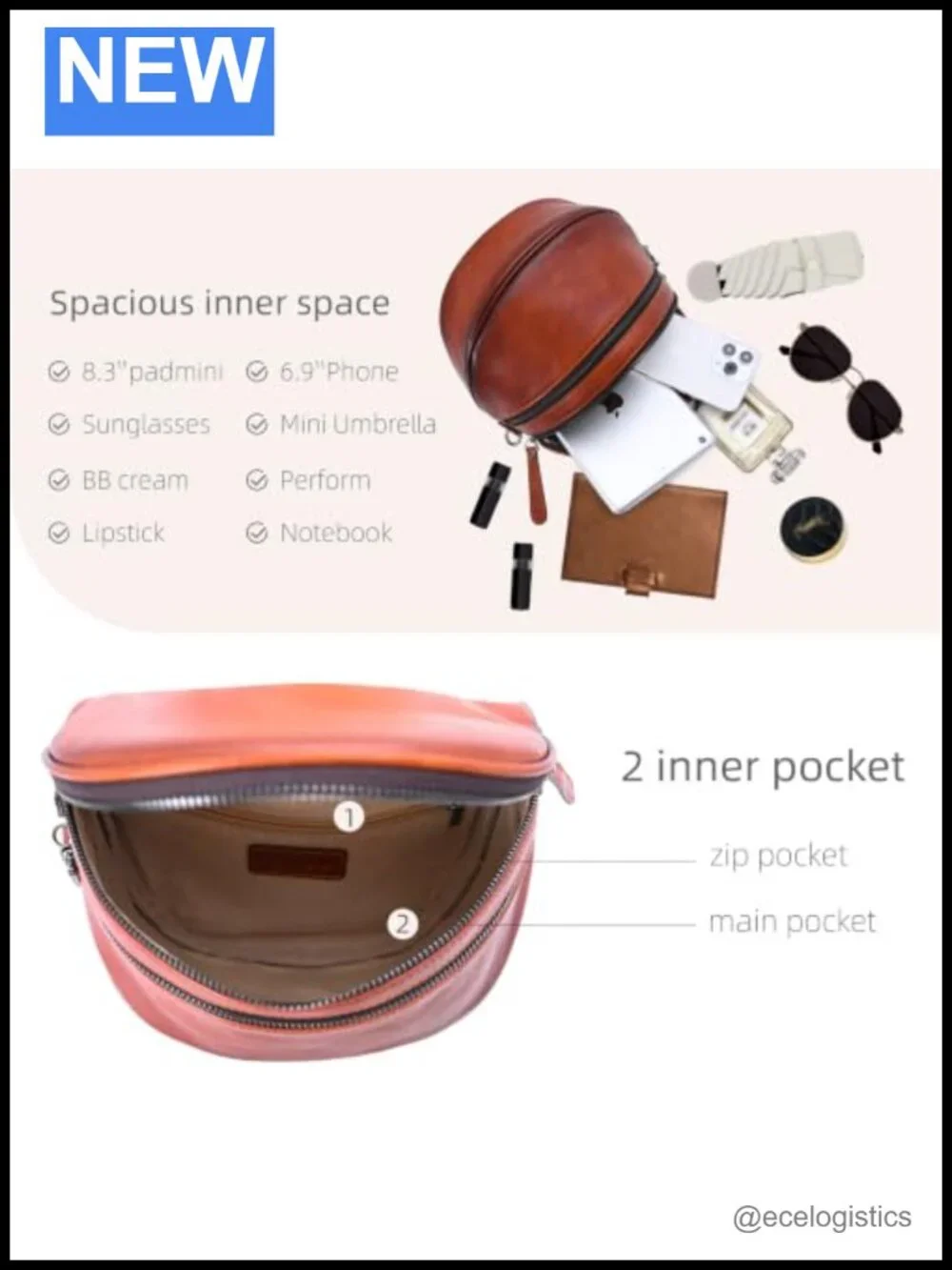 Genuine Leather Crossbody Bag Purse Handbag Adjustable Strap RFID